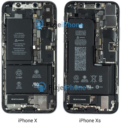 iPhone XS 外站拆解：L形電池是最大變化