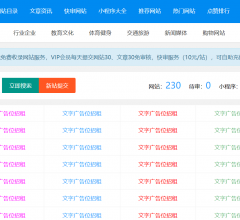 分類目錄廣告位